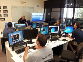 Kongsberg multibeam workshop in Deakin University